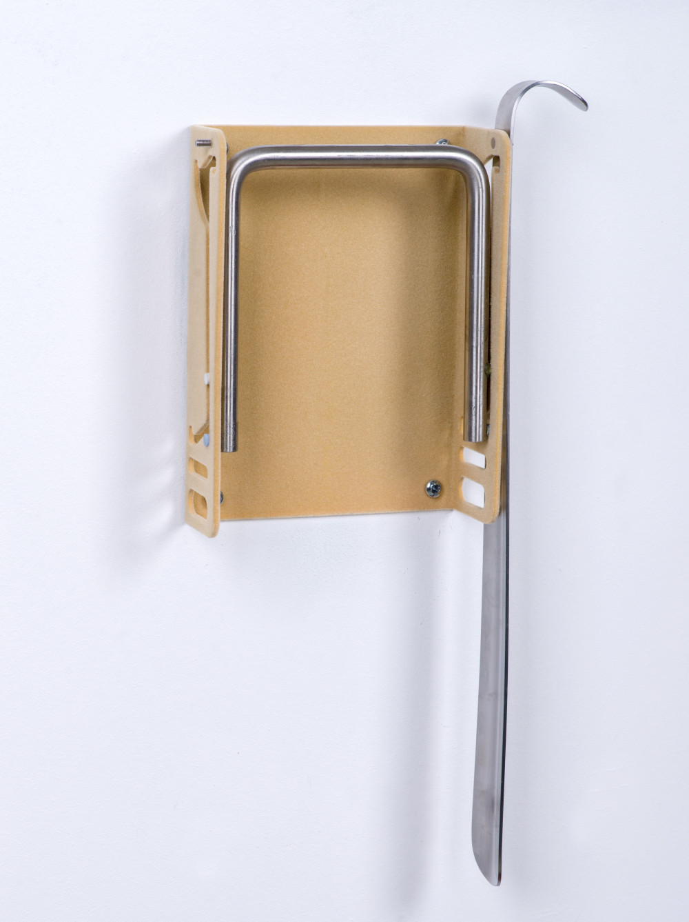 KARAMELL SZÍNŰ FLOKKOLT (BÁRSONYOS) LÁBTARTÓ