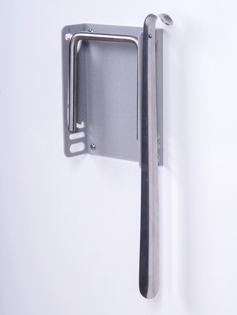 SZÜRKE SZÍNŰ FLOKKOLT (BÁRSONYOS) LÁBTARTÓ