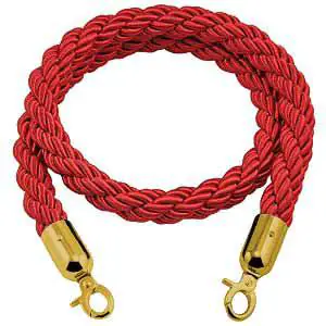 Piros csavart kordonkötél (átm: 2.8cm)