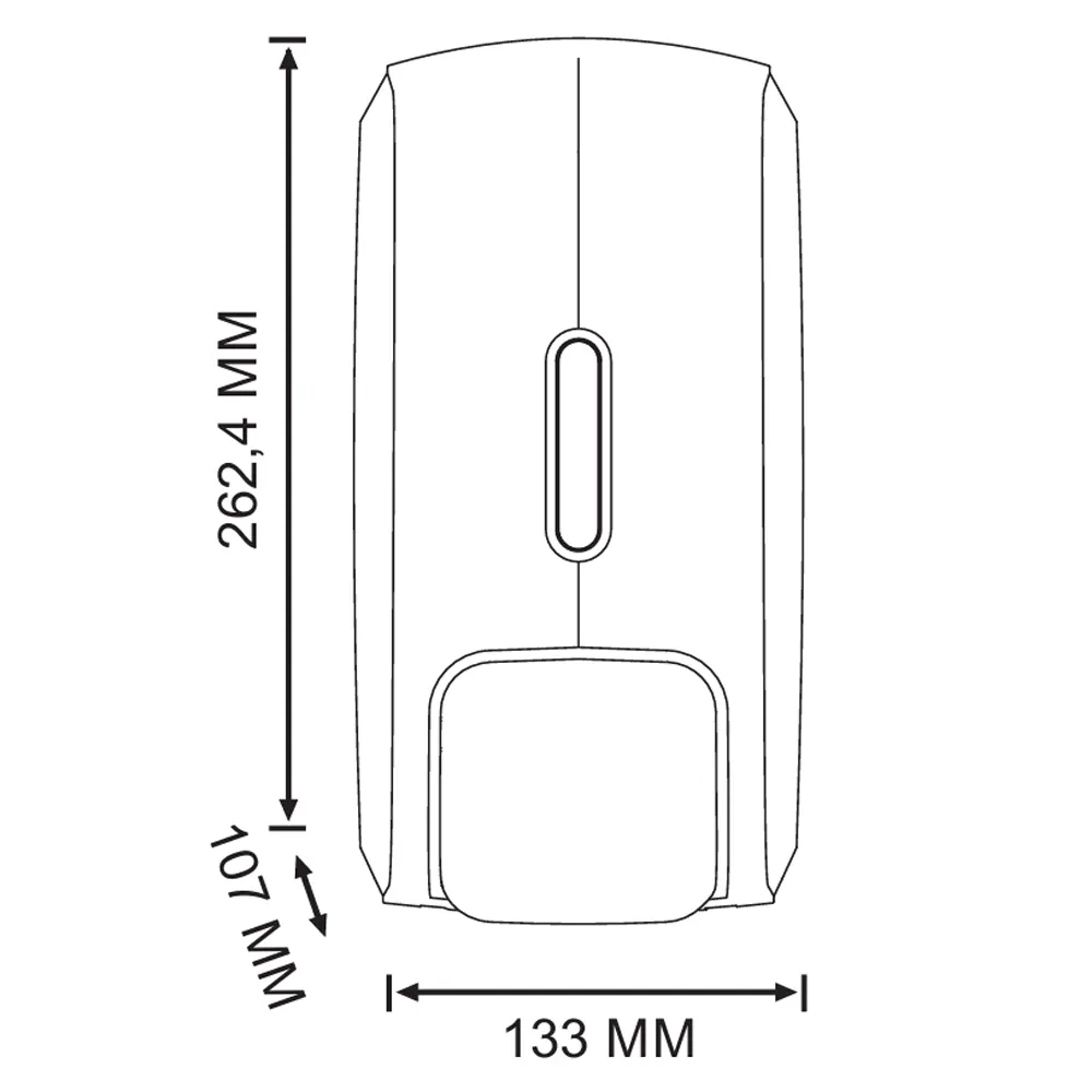 Clean+ krémszappan adagoló