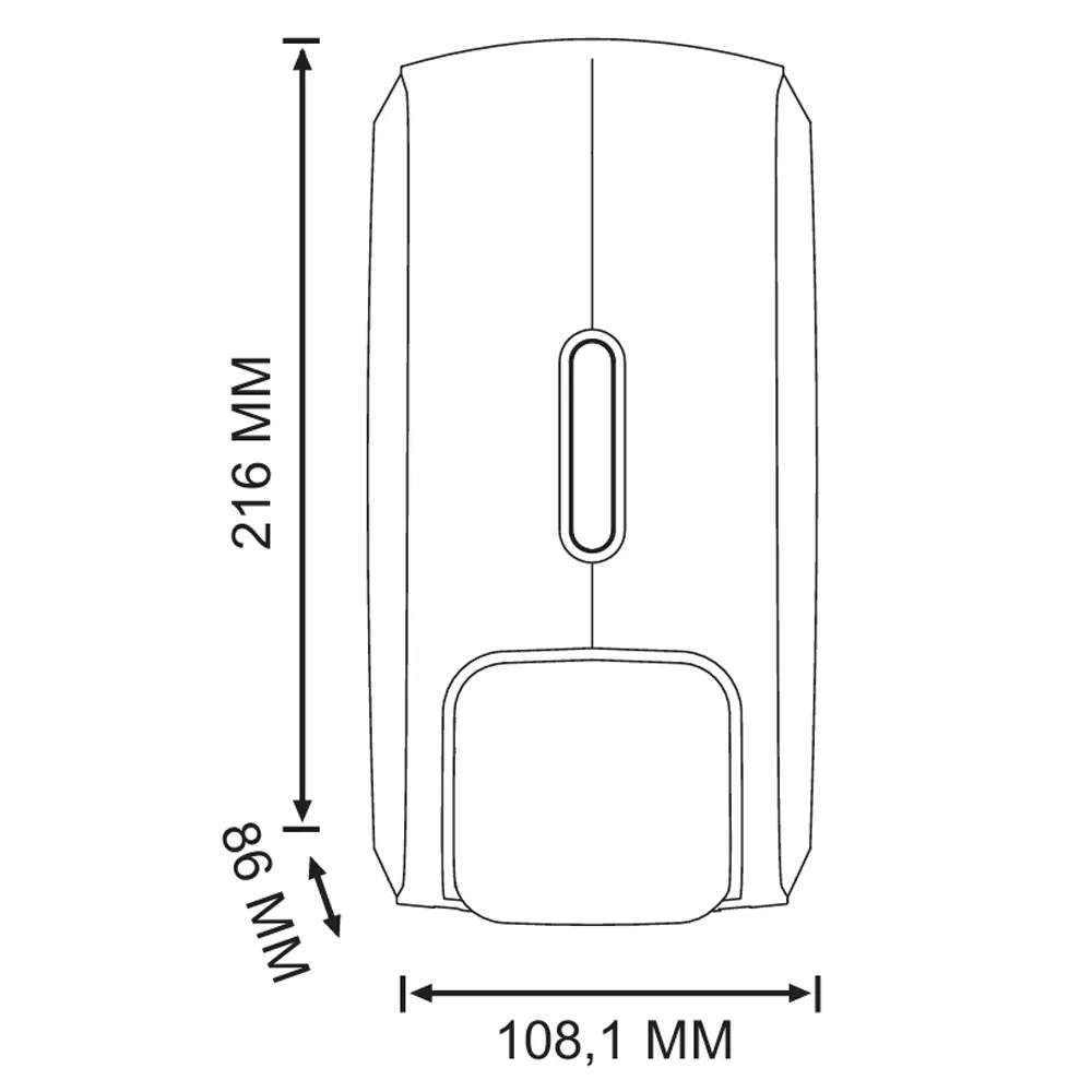Clean+ habszappan adagoló